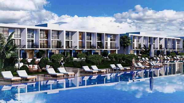2-комнатные апартаменты 81 м2 с двумя террасами в 800 метрах от моря