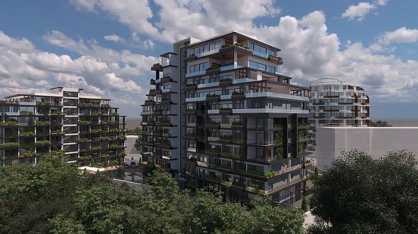Квартира 3+1 (117м2  ) в роскошном современном комплексе в центре Кирении