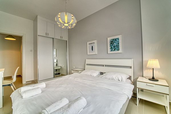 2-комнатные апартаменты 60 м2 + 11 м2 балкон В СПА-комплексе в 600 метрах от песчаного пляжа