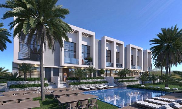 2-комнатные апартаменты 58 м2 с террасой 10 м2 и видом на море в спокойном районе Карпаса
