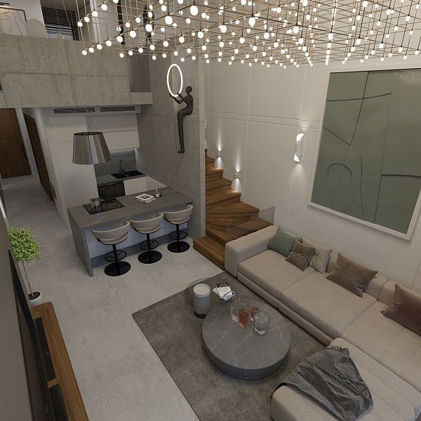 Квартира 2+1 loft - Penthouse 142 м2 c большой террасой на крыше 53 м2 в Эсентепе