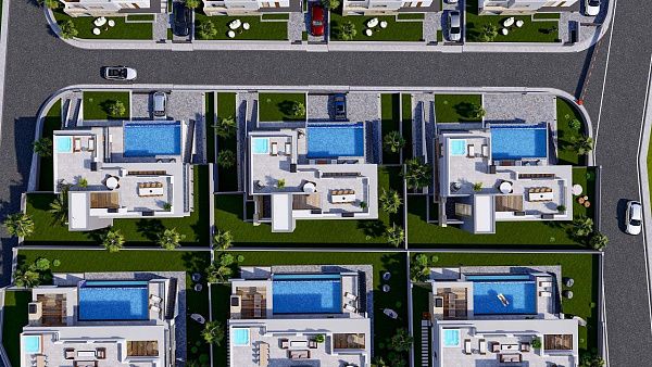 Вилла 5+2 (428 м2) с бассейном в новом комплексе в Лапте