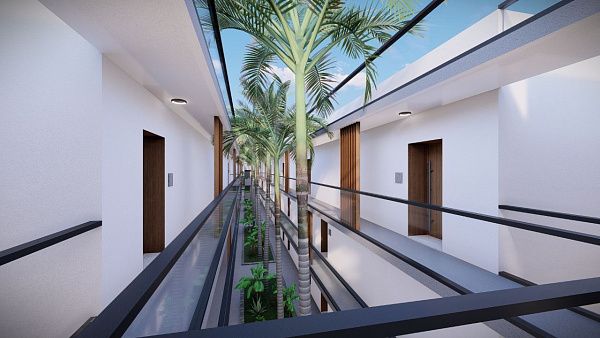 2-комнатные апартаменты loft 56 м2 в новом комплексе в 600 метрах от пляжа