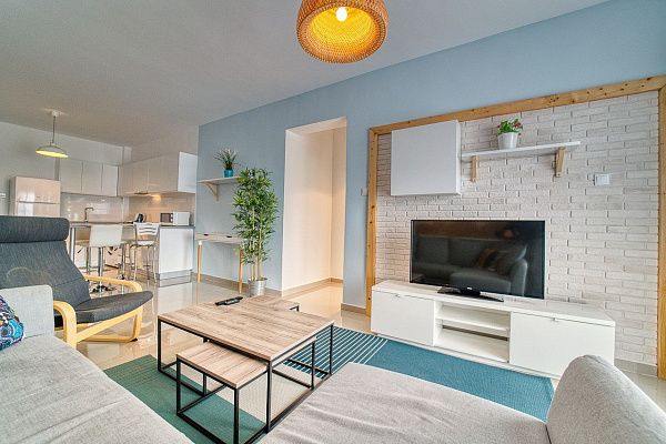 2-комнатные апартаменты 60 м2 + 11 м2 балкон В СПА-комплексе в 600 метрах от песчаного пляжа