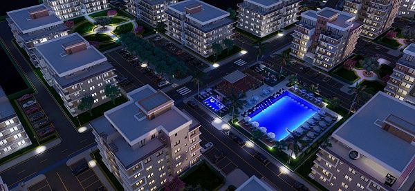 Квартира Penthouse 3+1( 150 м2 ) в  красивом комплексе в Гечиткале
