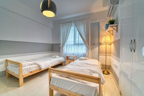 3-комнатные апартаменты 79 м2 с балконом 15 м2 в СПА-комплексе в 600 метрах от песчаного пляжа