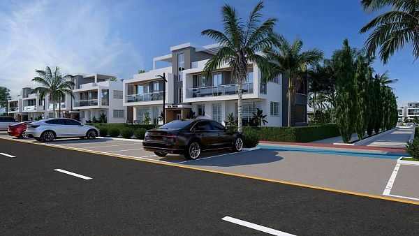 Квартира 1+1 Loft 61 м2 в красивом комплексе рядом с песчаным пляжем 