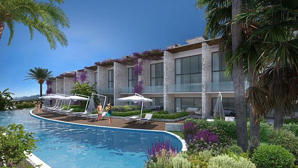 2-комнатные апартаменты 60 м2 в роскошном комплексе у моря